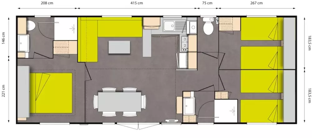 Campeggio La Côte des Légendes 3 Stelle★★★