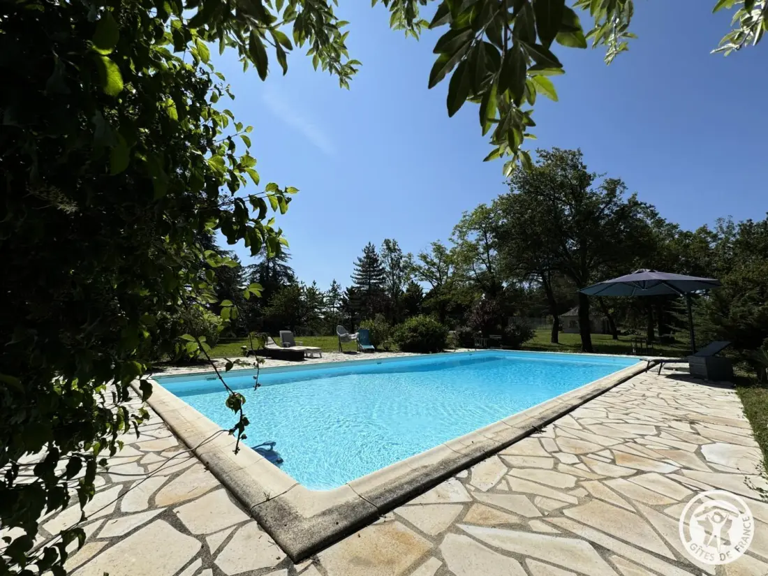 Gîte de France Zwembad huis en tennis 3 oren