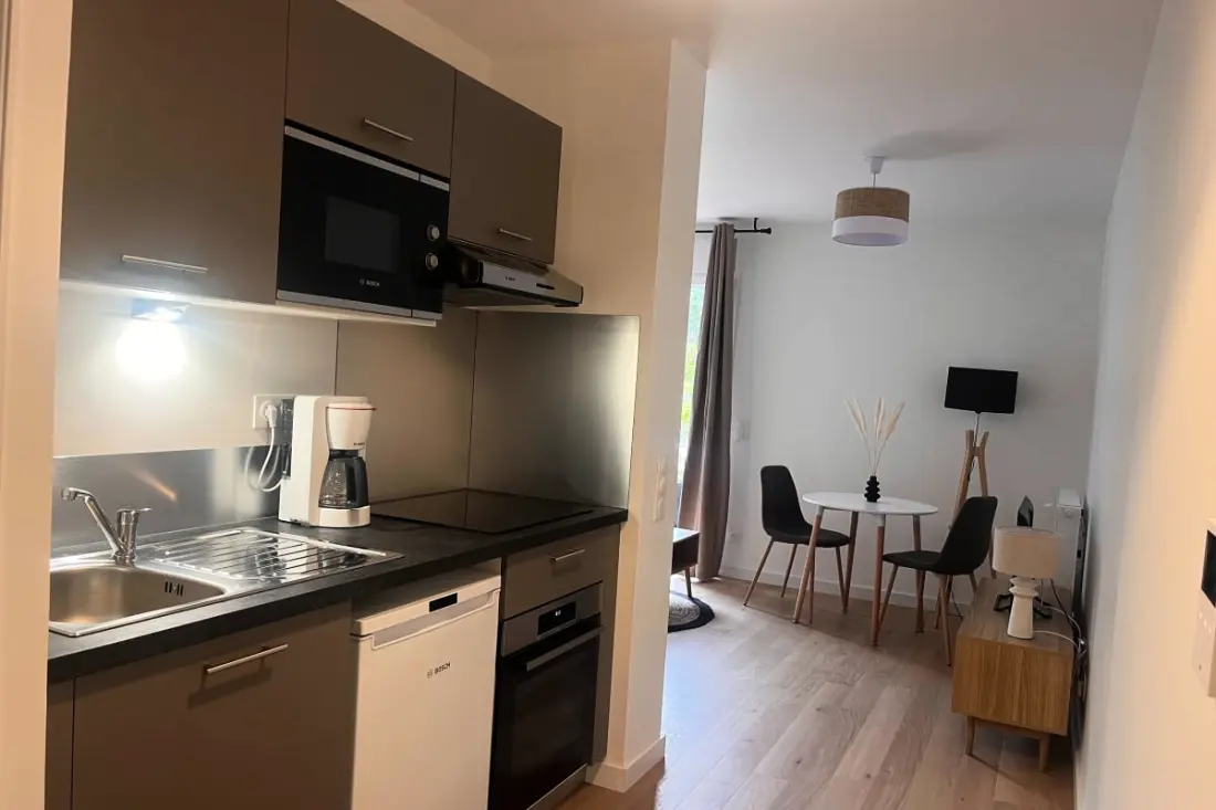 Terrace Studio Cabourgban, közel a strandhoz!