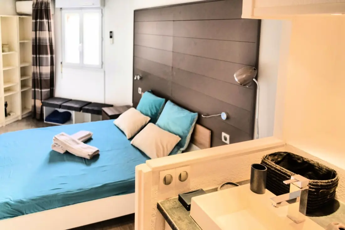 Apartman terasz és kilátás a pirenees