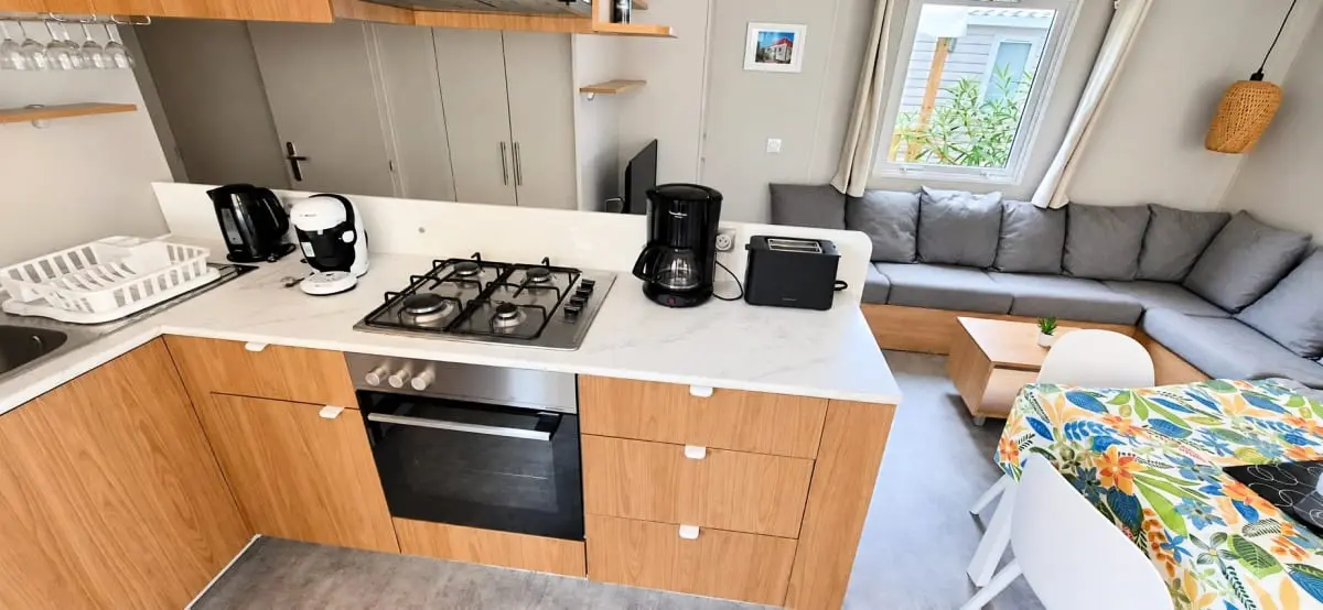 Résidence Camping Mar Estang - Mobilhome 3ch - 2sdb - 8pers - 2