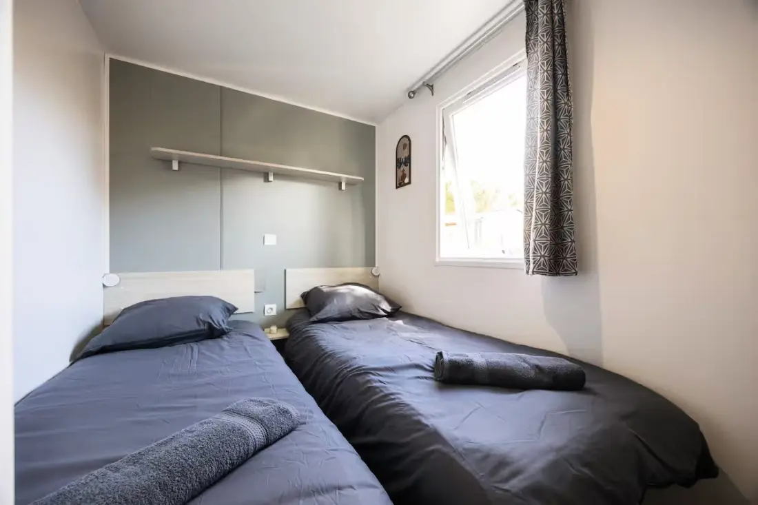 Résidence Mobil-home Climatisé 6/8 Pers à 2 Pas De La Plage