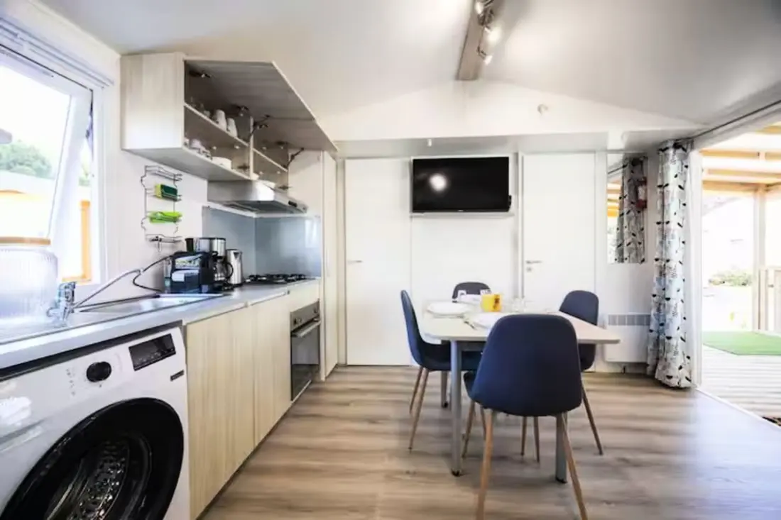 Résidence Mobil-home Climatisé 6/8 Pers à 2 Pas De La Plage