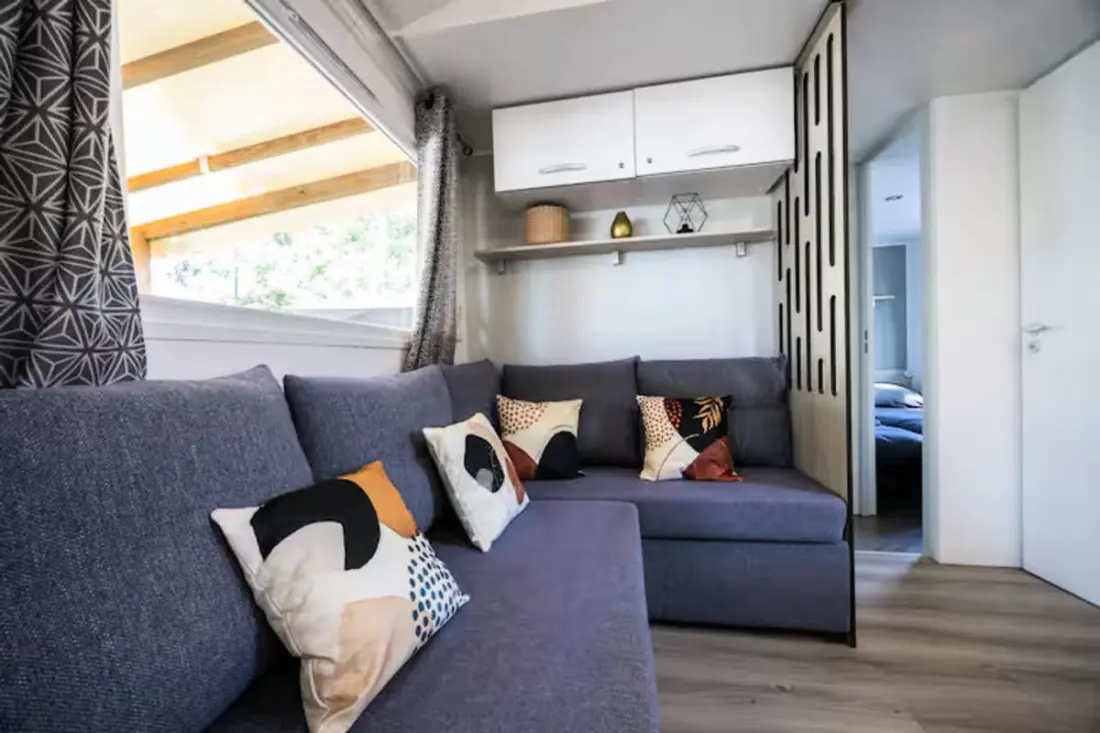 Résidence Mobil-home Climatisé 6/8 Pers à 2 Pas De La Plage