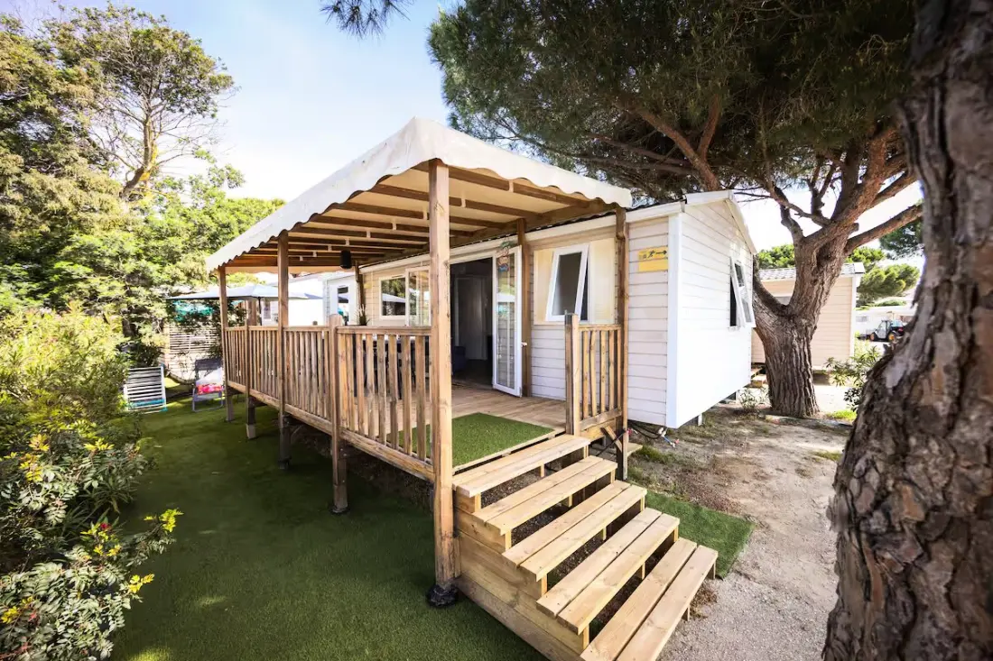 Résidence Mobil-home Climatisé 6/8 Pers à 2 Pas De La Plage