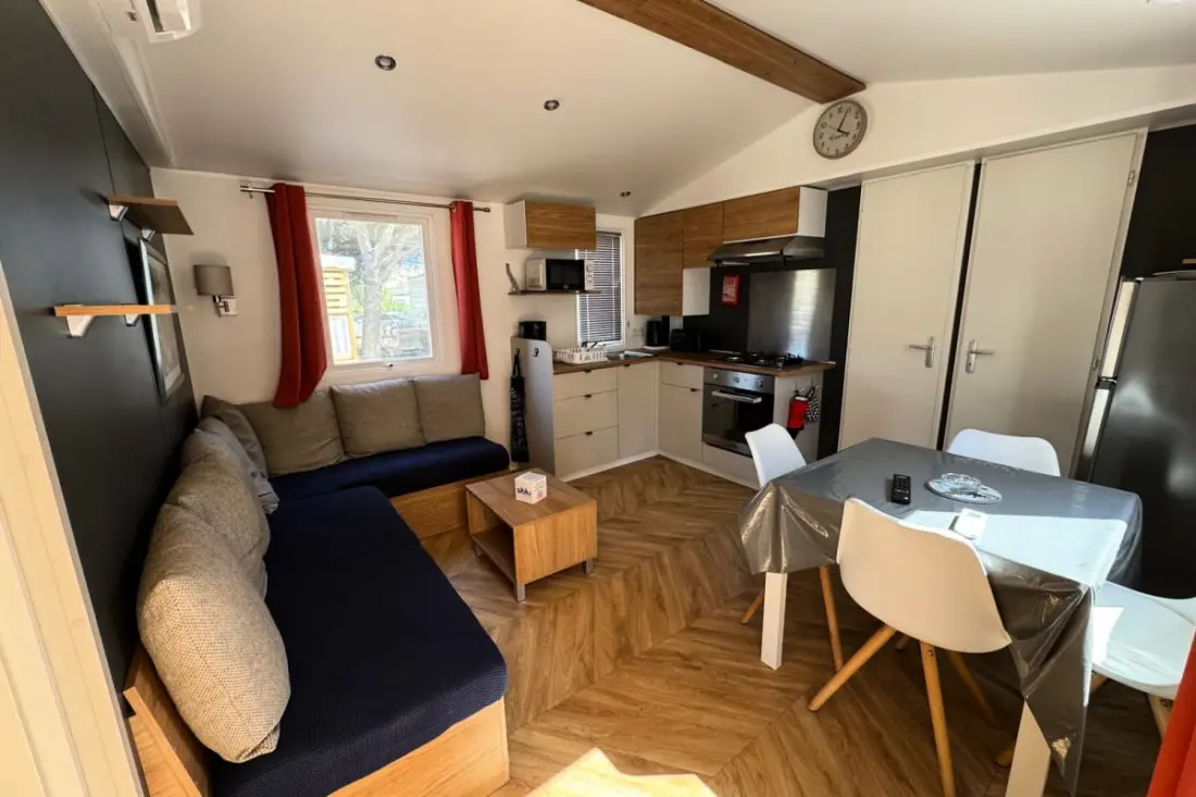 Résidence Mobil-home Spacieux De 2 Chambres 6 Personnes