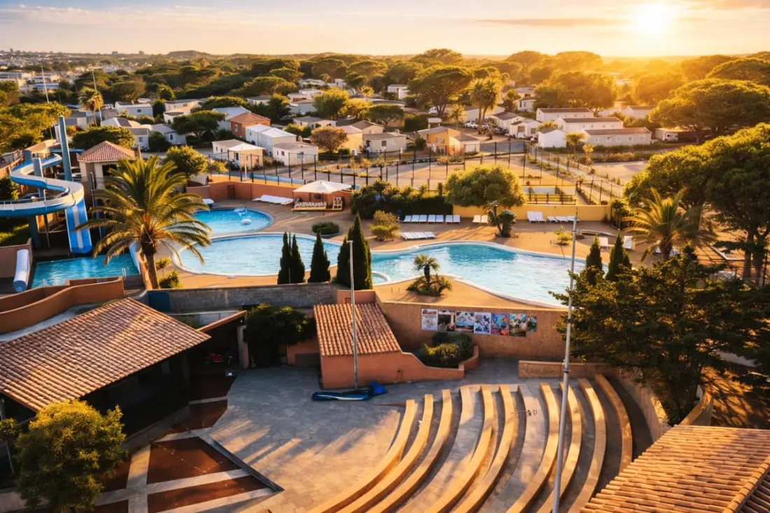 Résidence Mobilhome 3 Chambres Camping Mar Estang