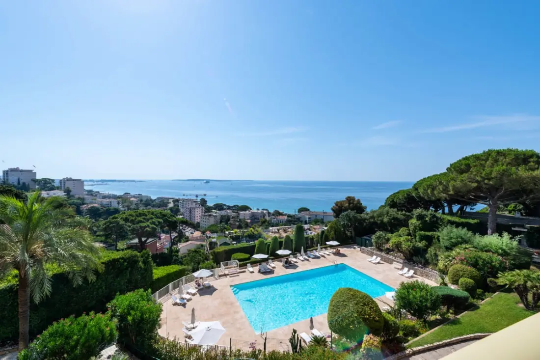 Residence 3p Sea View, úszómedence - Cannes Croix Des Gardes