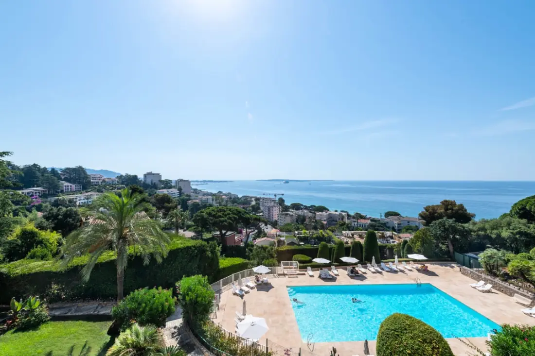Residence 3p Sea View, úszómedence - Cannes Croix Des Gardes