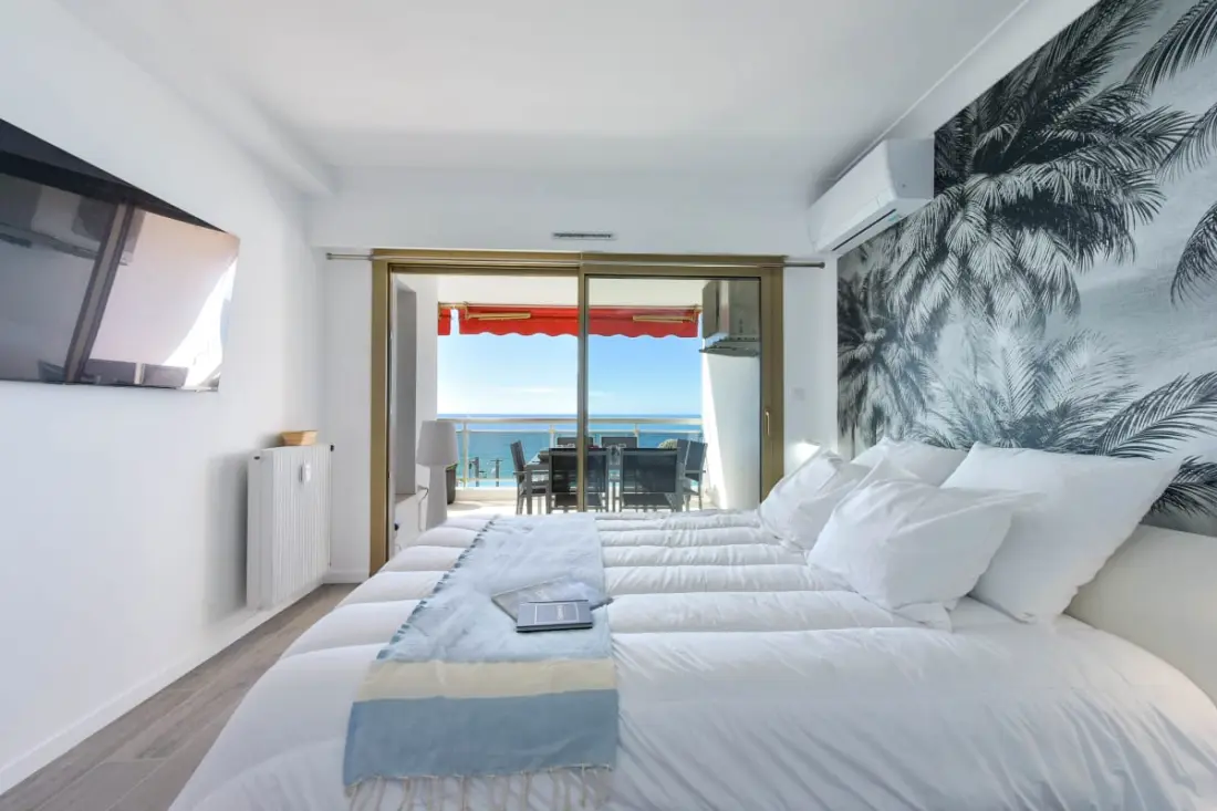 Residence 3p Sea View, Foot Beaches & Private Parking.