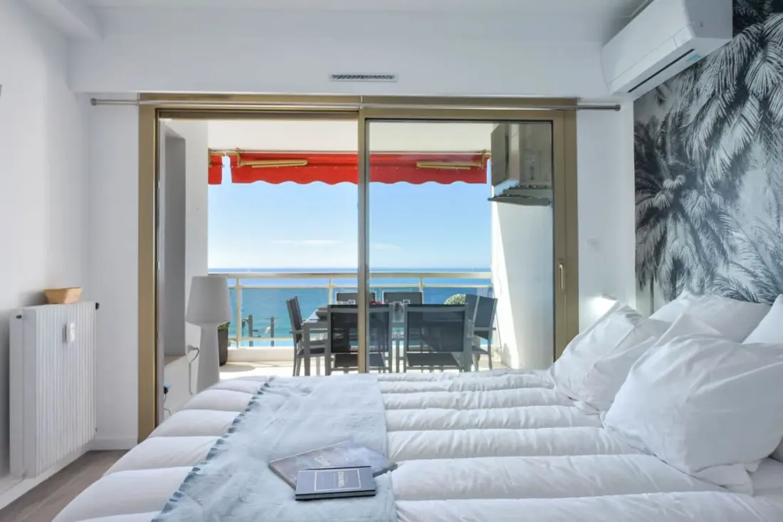 Residence 3p Sea View, Foot Beaches & Private Parking.