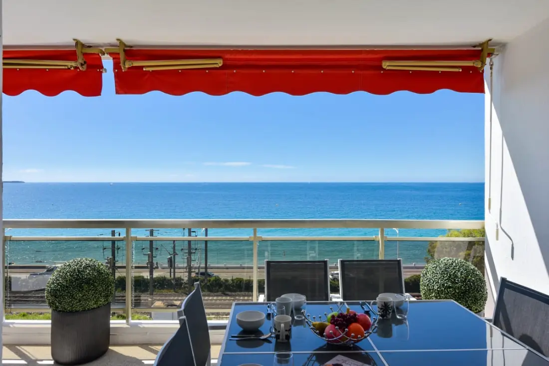 Residence 3p Sea View, Foot Beaches & Private Parking.