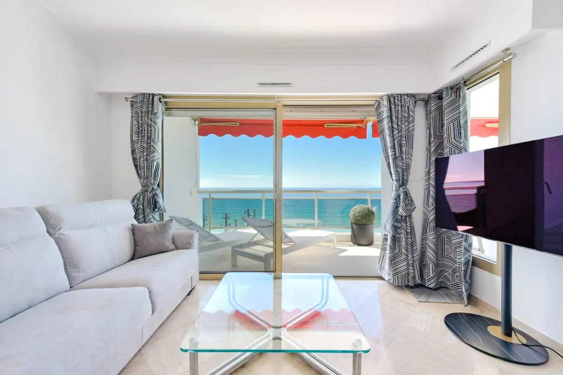 Residence 3p Sea View, Foot Beaches & Private Parking.