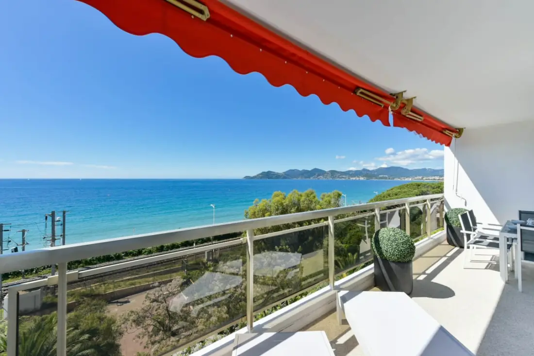 Residence 3p Sea View, Foot Beaches & Private Parking.