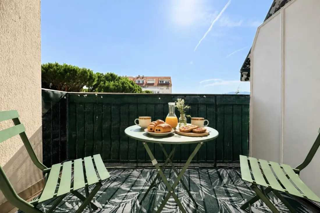 Apartman terasz Cannes