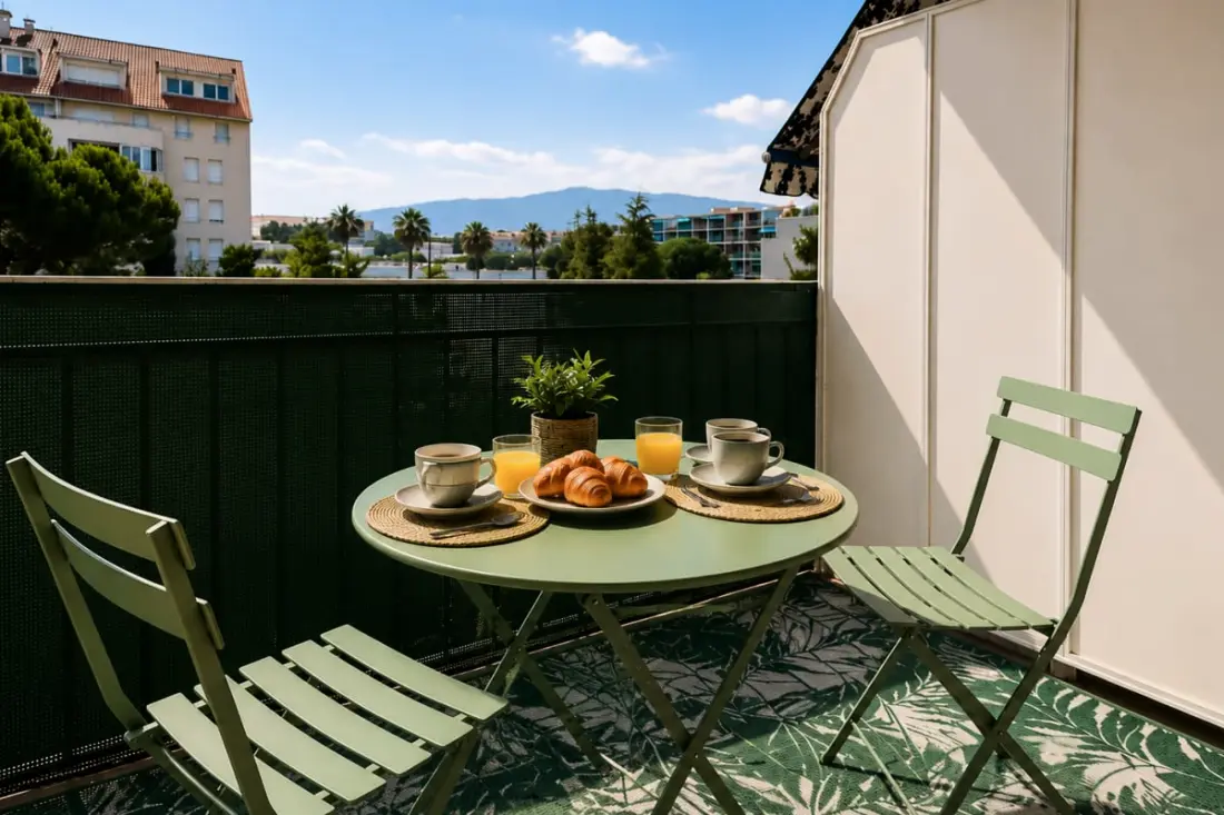 Apartman terasz Cannes