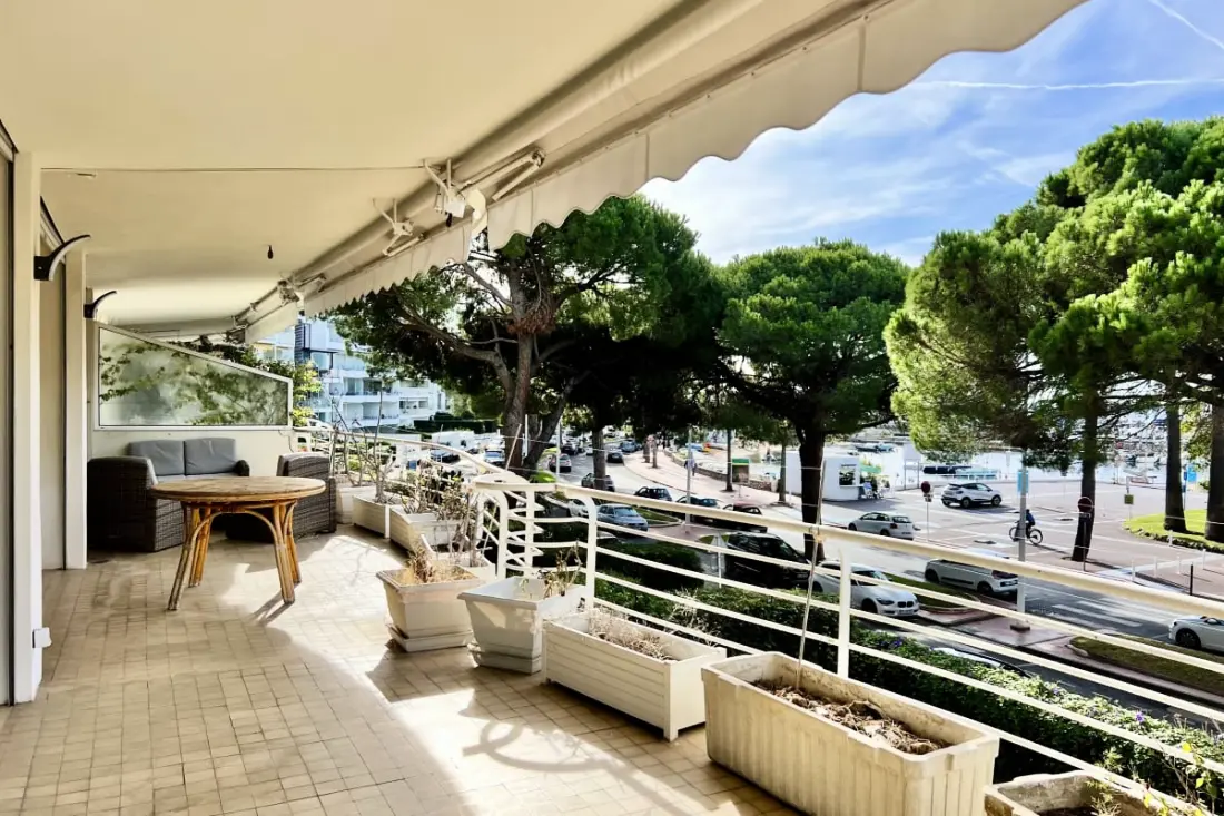Apt Pointe Croisette, Nagy Terrace Face Beach