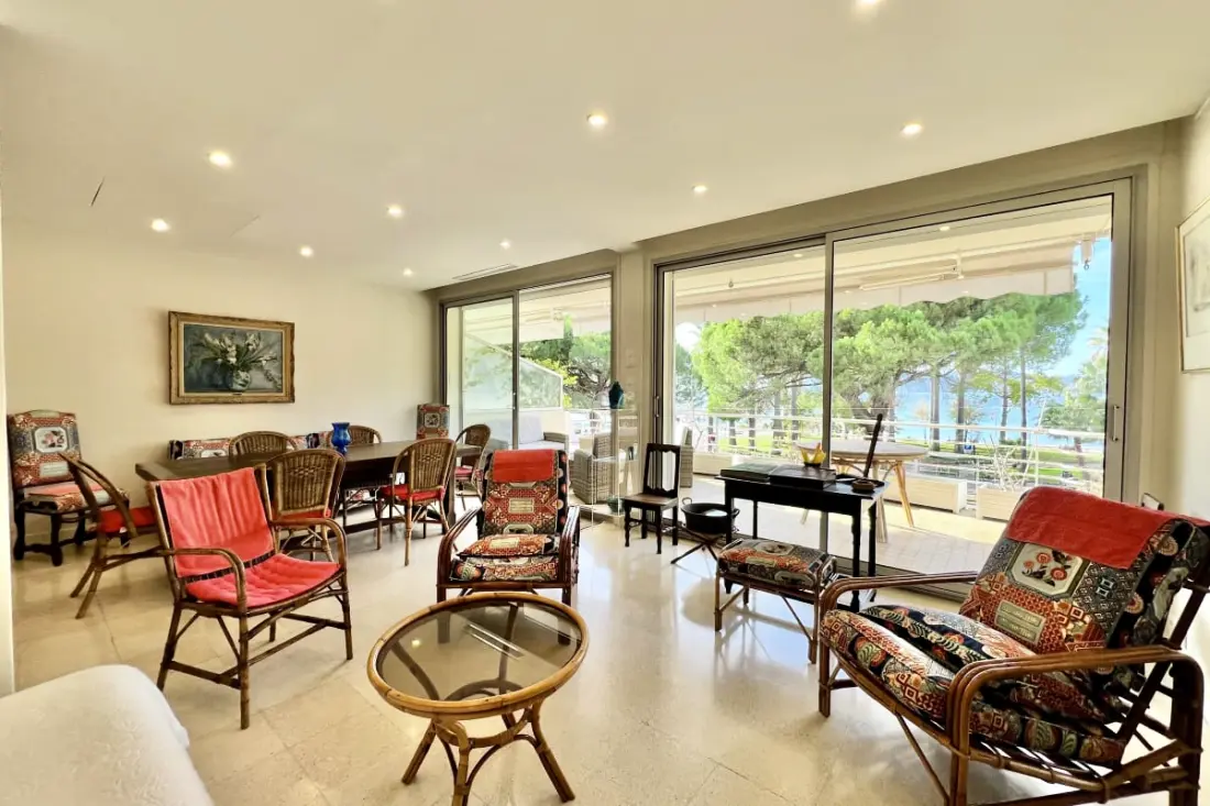 Apt Pointe Croisette, Nagy Terrace Face Beach