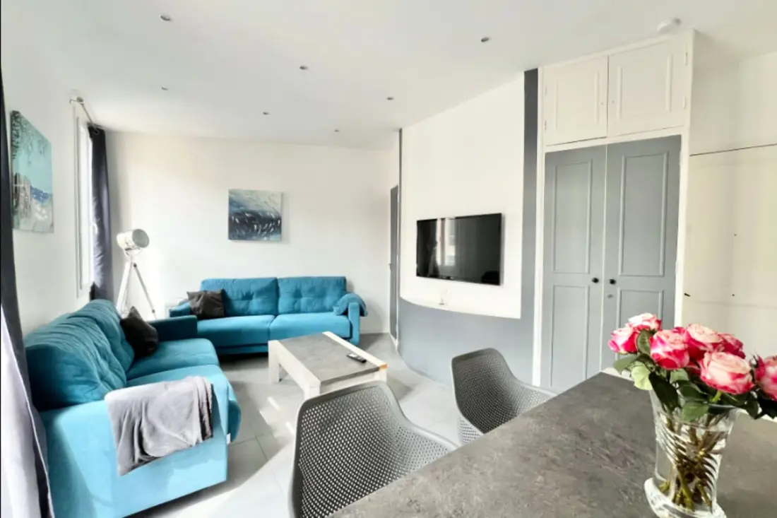 Cannes: Apartman 38m2 View Sea, Közeli központ