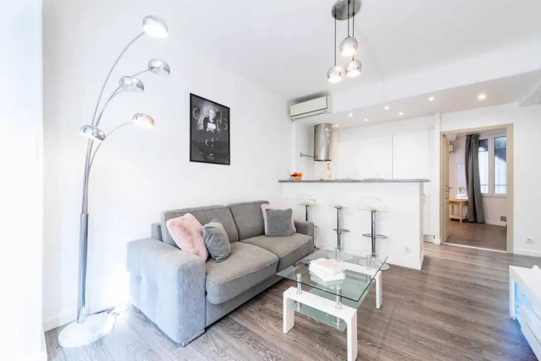 Residence 2p Downtown Cannes strandok Pied