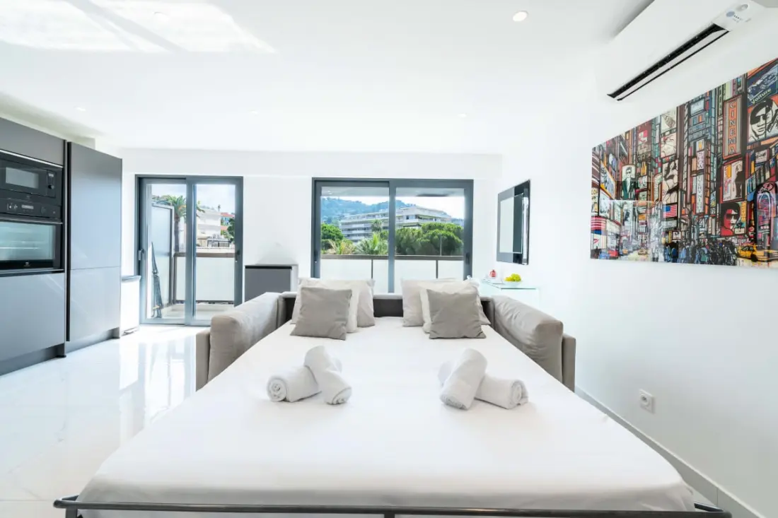 Residence 2p Crossing, Centre Cannes, Rue D
