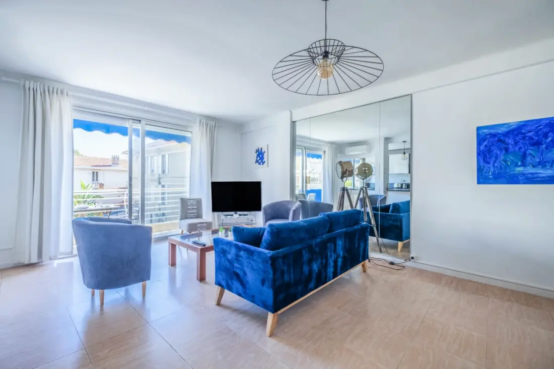 Residence 3p 100m Beachs, Terrace és Parkolás