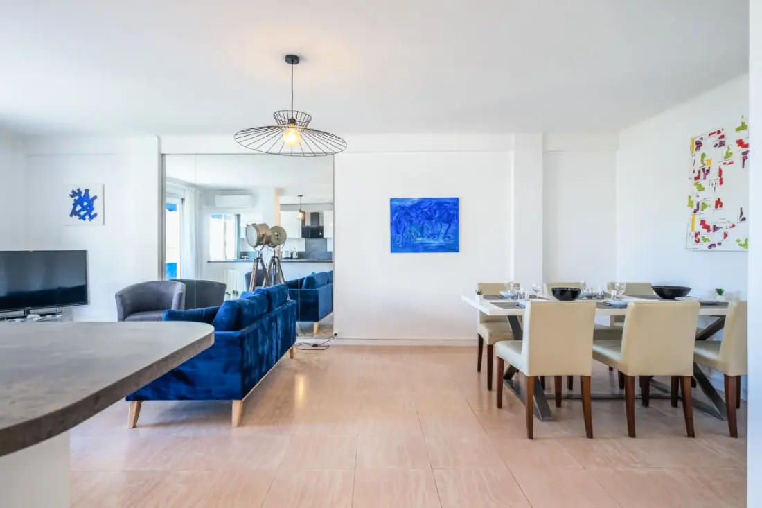 Residence 3p 100m Beachs, Terrace és Parkolás