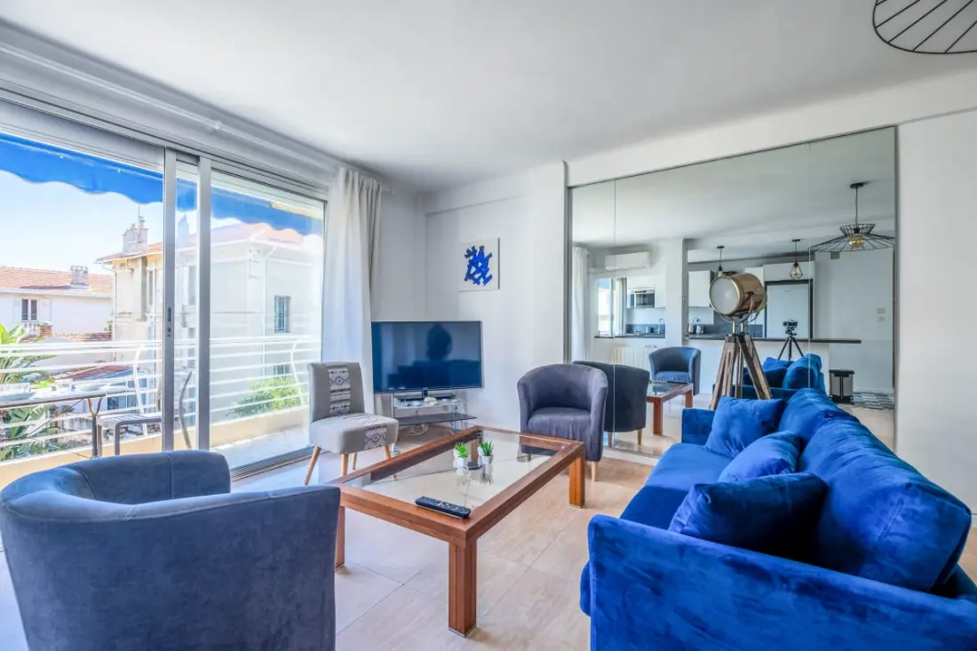 Residence 3p 100m Beachs, Terrace és Parkolás