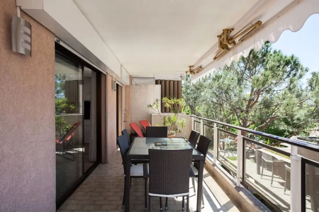 Residence 3p Terrace at Palm Beach, 2min Des Plages