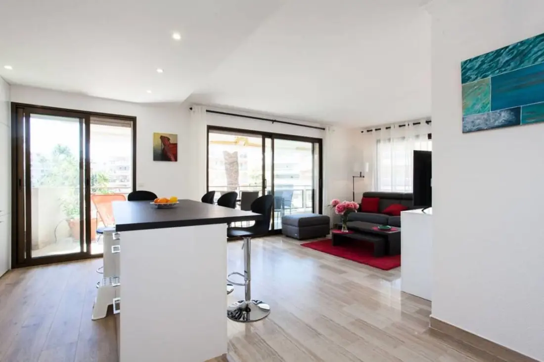 Residence 3p Terrace at Palm Beach, 2min Des Plages