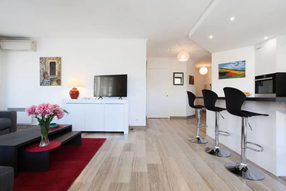 Residence 3p Terrace at Palm Beach, 2min Des Plages