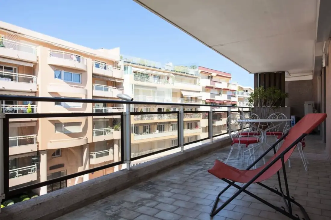 Residence 3p Terrace at Palm Beach, 2min Des Plages