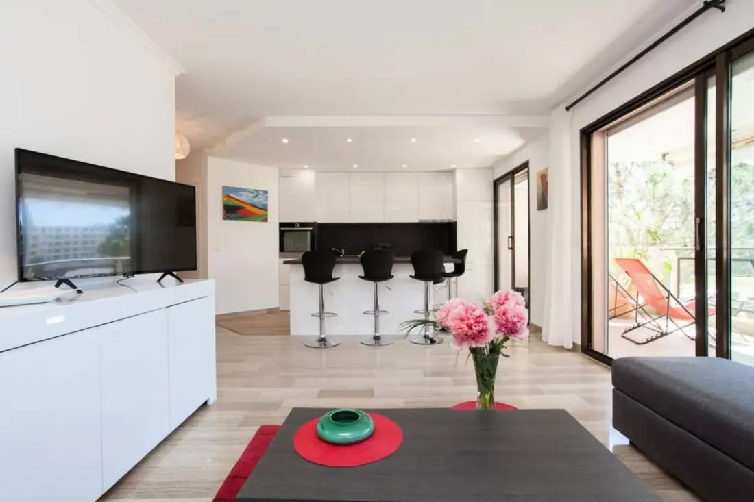 Residence 3p Terrace at Palm Beach, 2min Des Plages