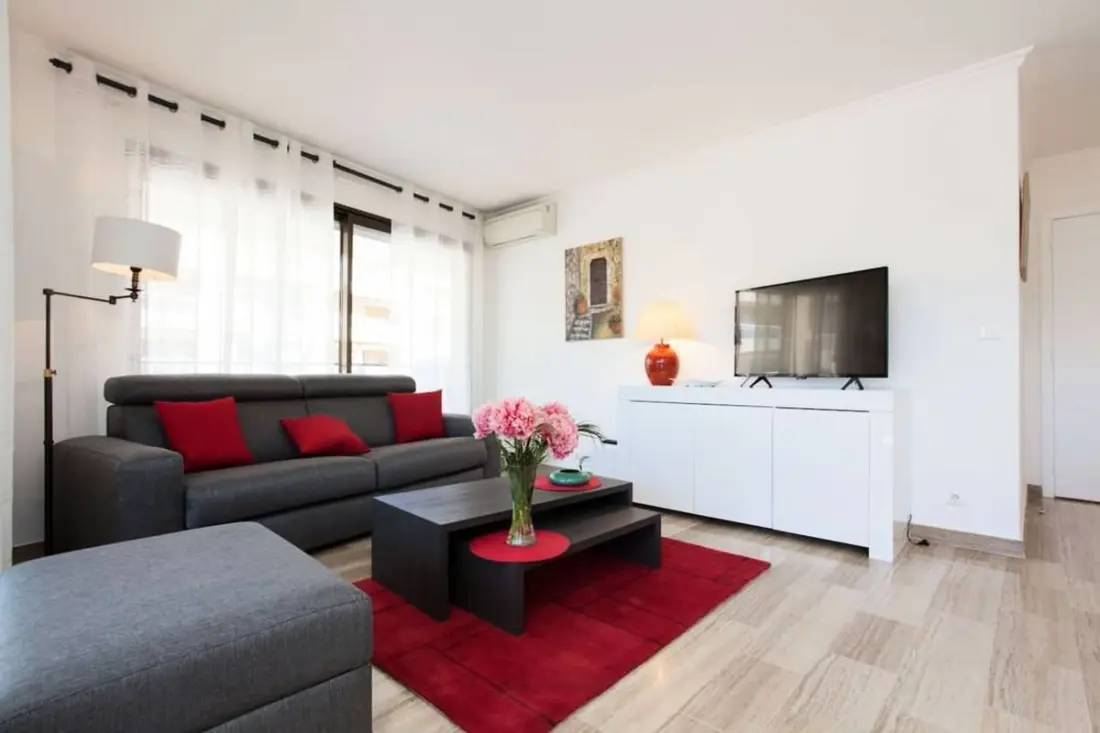 Residence 3p Terrace at Palm Beach, 2min Des Plages
