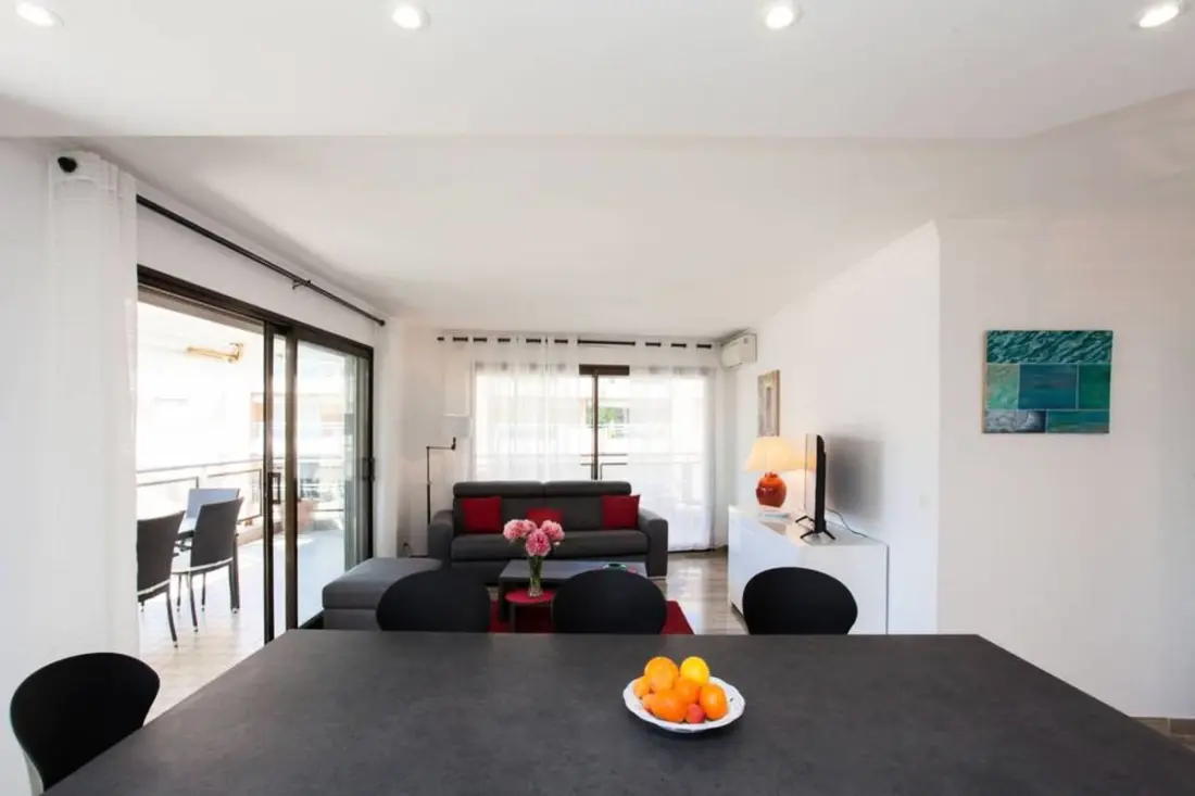 Residence 3p Terrace at Palm Beach, 2min Des Plages