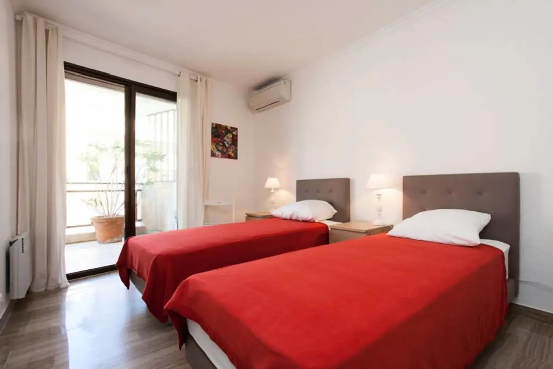 Residence 3p Terrace at Palm Beach, 2min Des Plages