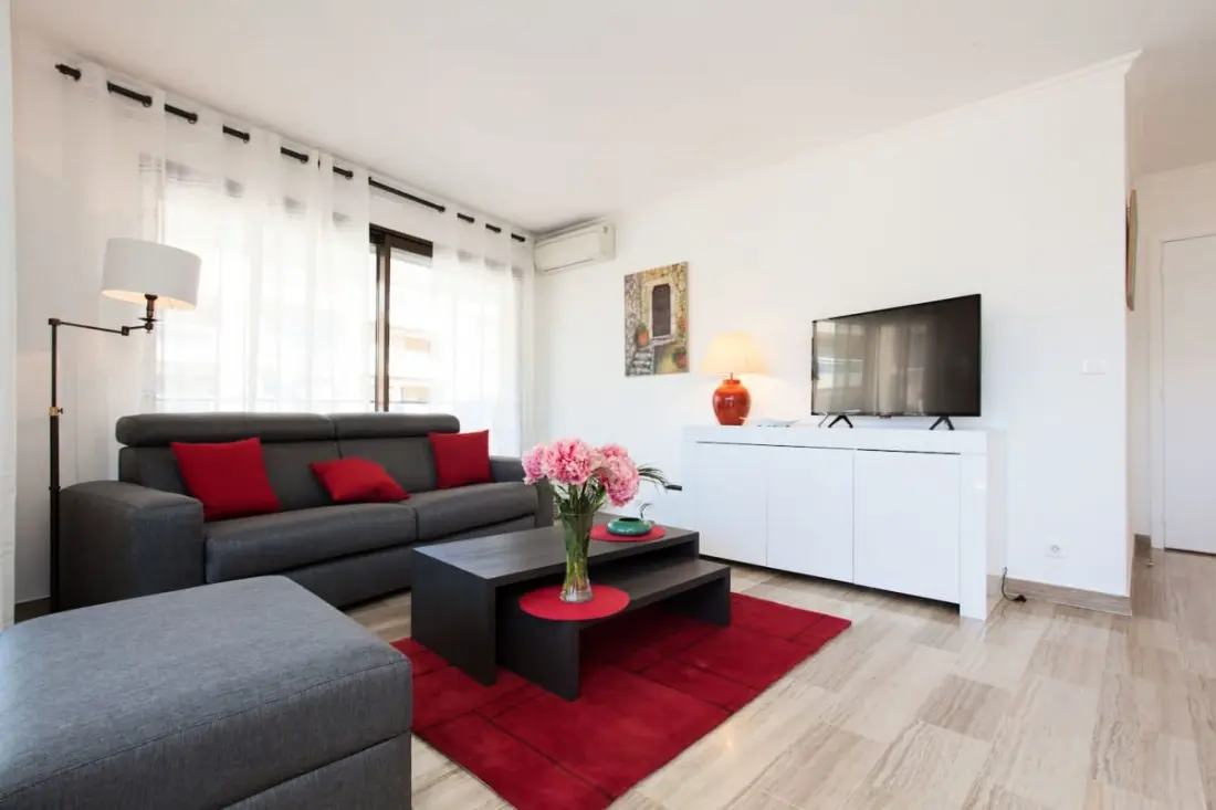 Residence 3p Terrace at Palm Beach, 2min Des Plages