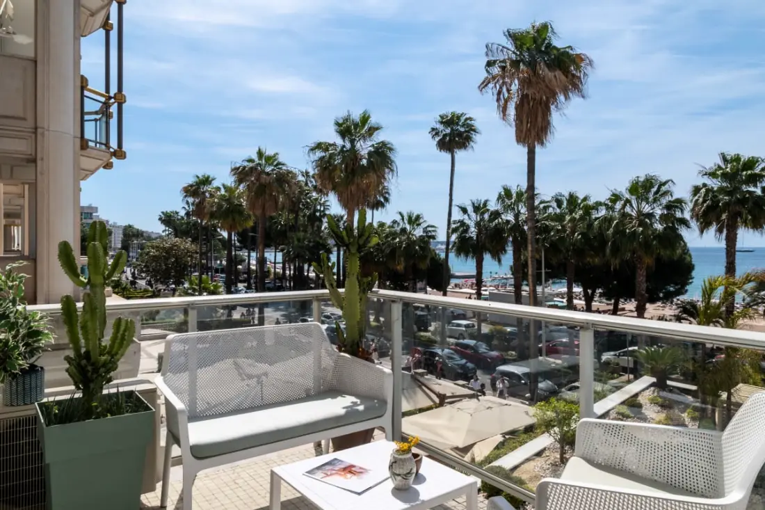 Residence 3p Bourgeois - Vue Croisette & Mer