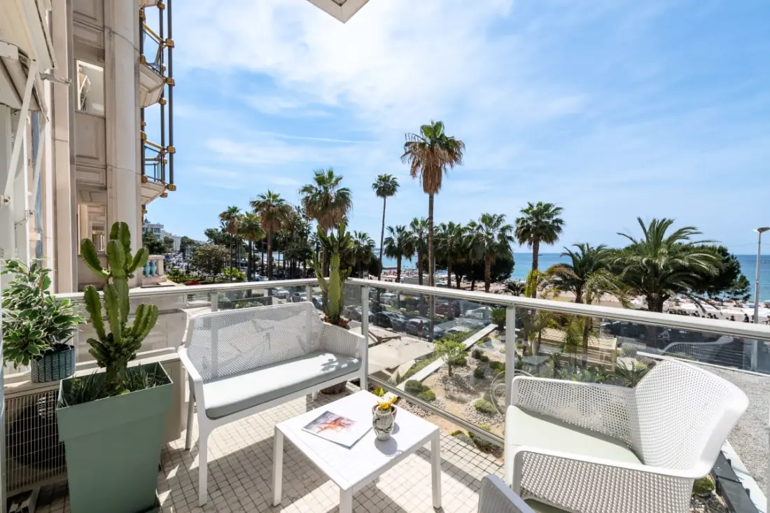 Residence 3p Bourgeois - Vue Croisette & Mer