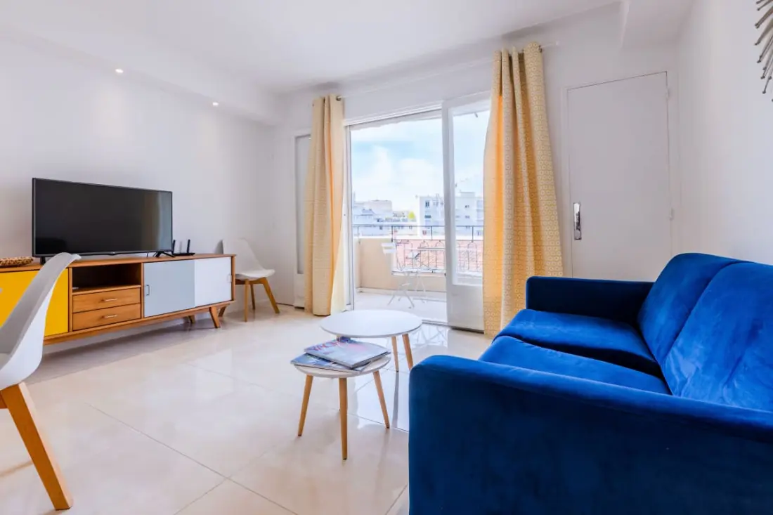 Residence 3p De Style Balcony 3 Min De La Croisette