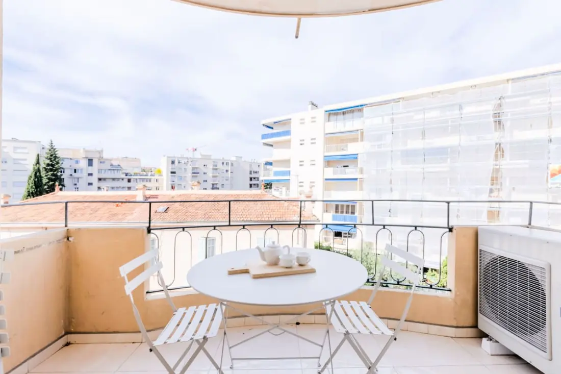 Residence 3p De Style Balcony 3 Min De La Croisette