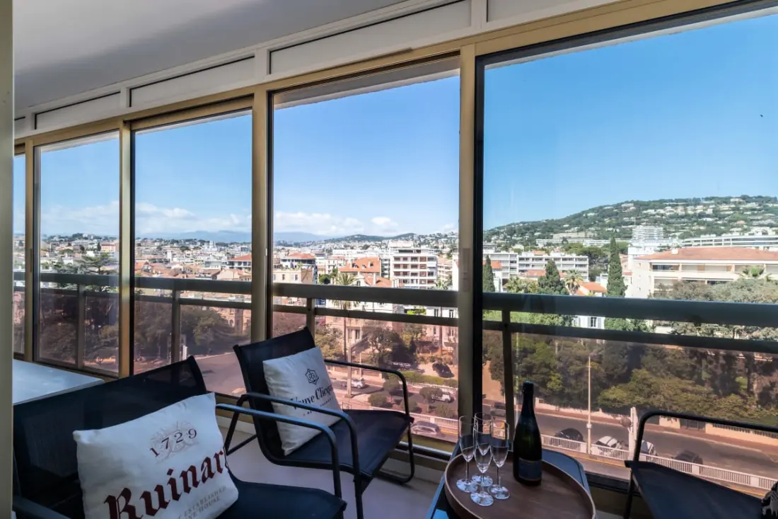 Residence 3p magas emelet - Terrace, Centre Cannes