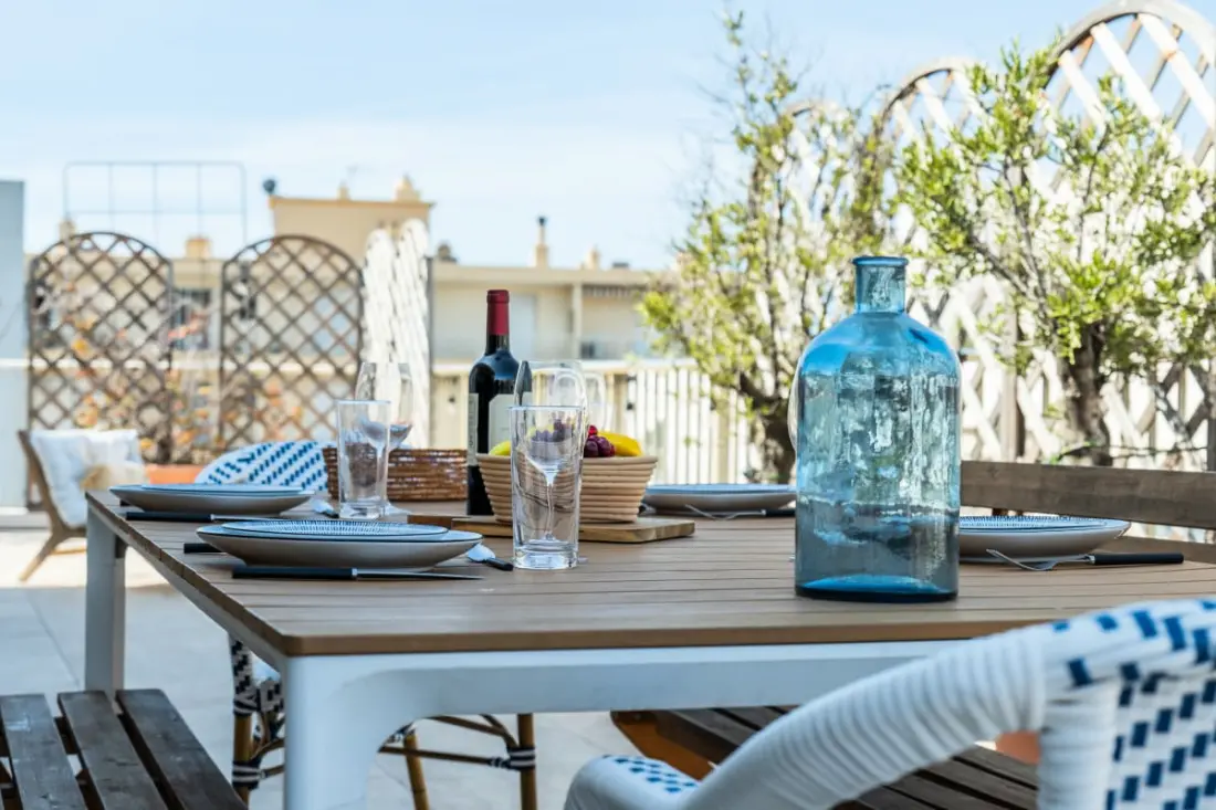 Residence 3p Rooftop Palm Beach, 2min strandok a lábban