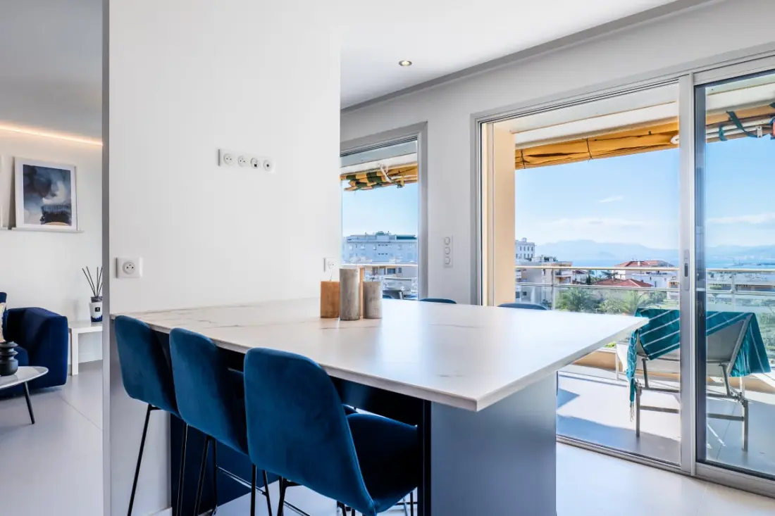 Residence 4 szoba Sea View, terrace és parkolás