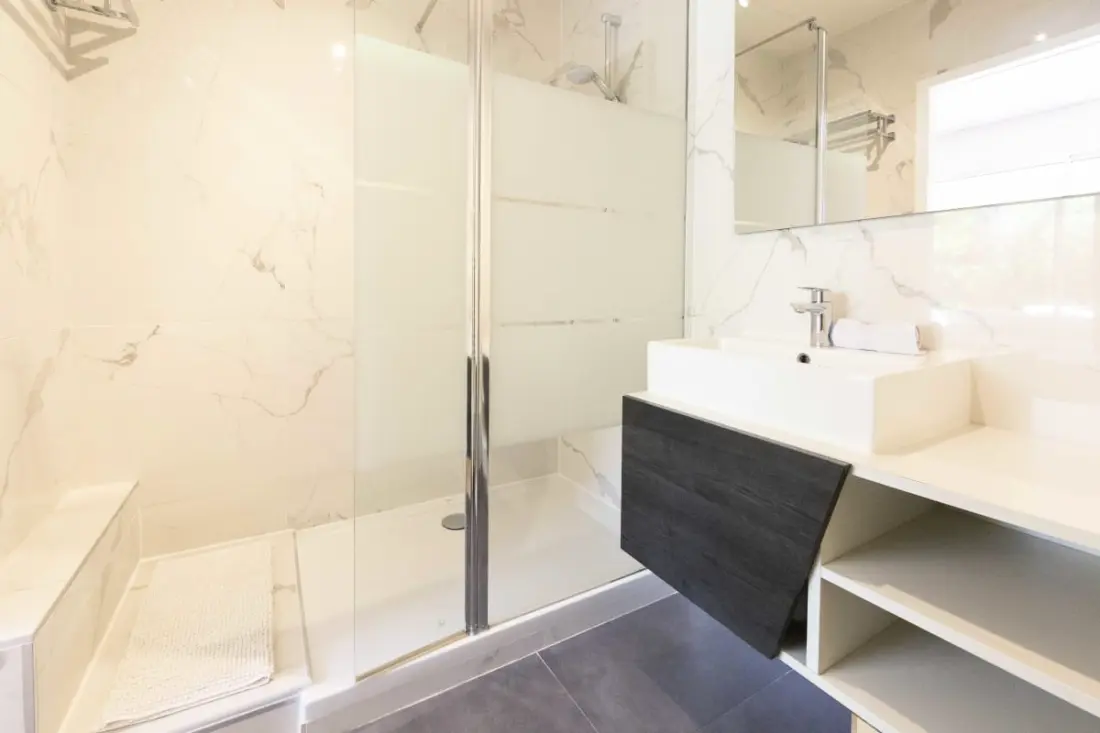 Residence apartman 2 hálószobával / 2 fürdőszobával/kétágyas terasszal kerttel