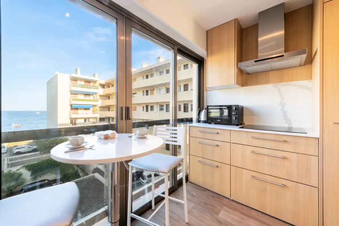Residence Beau 3p, View Sea, strandok Pied