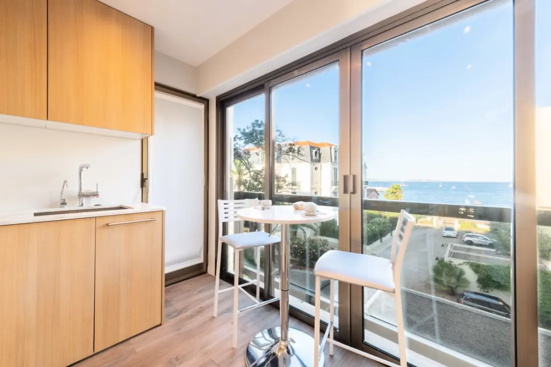 Residence Beau 3p, View Sea, strandok Pied