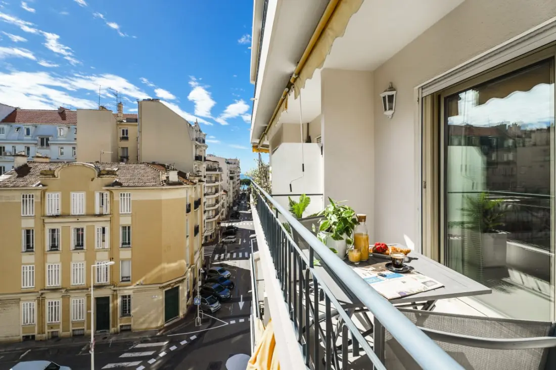 Residence Centre Ville De Cannes, 2p modern terasz