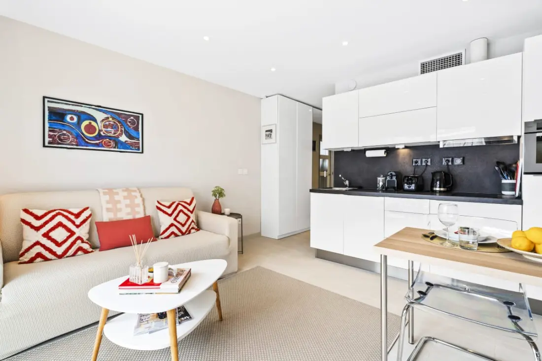 Residence Centre Ville De Cannes, 2p modern terasz