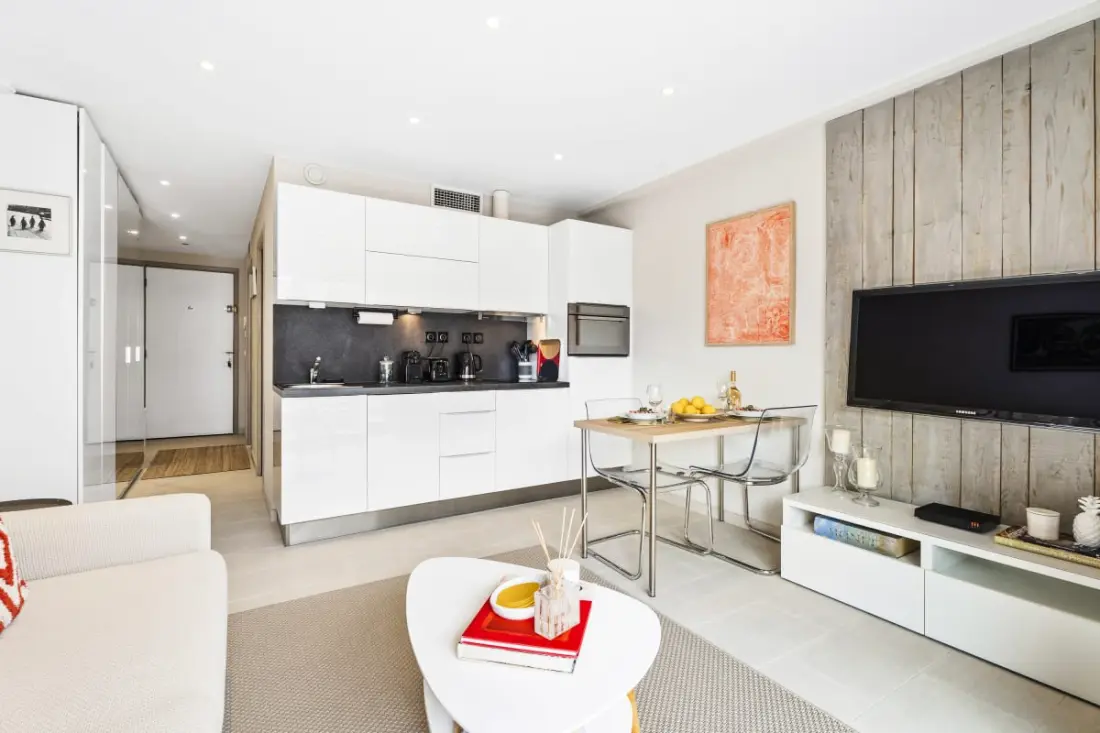 Residence Centre Ville De Cannes, 2p modern terasz